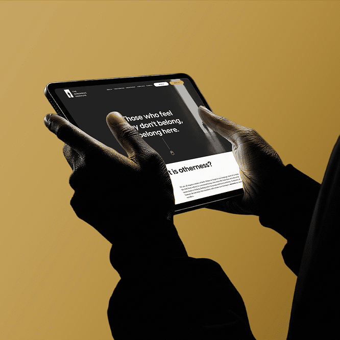 Modern website design and user experience for The Otherness Institute by Verve Concepts, a NYC full-service branding and digital agency.